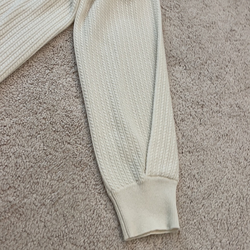 Angnona 100% Cashmere Ivory turtleneck US 2/4 - Picture 2 of 6